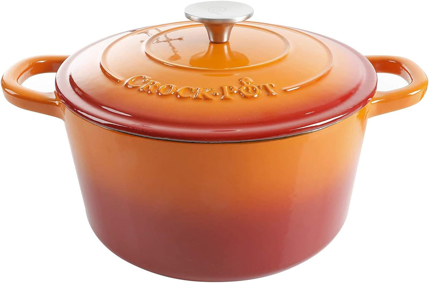 Crock-Pot 3 Quart Enameled Cast Iron Dutch Oven – Aqua - 1MTB