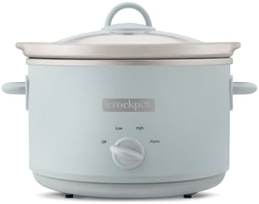 Crock-Pot 4.5 Quart Manual Slow Cooker – Macaroon Blue - 96CN