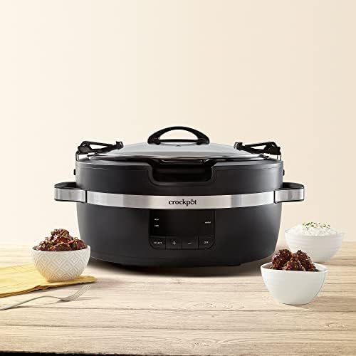Crock-Pot Thermoshield 6 Quart Slow Cooker with Carry Handles - TJSH