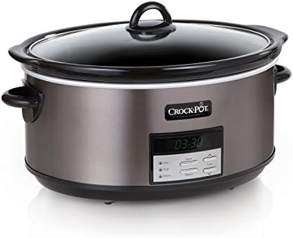 Crock-Pot 8 Quart Programmable Slow Cooker with Auto Warm - F33O