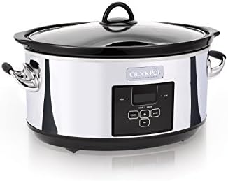 Crock-Pot 7 Quart Programmable Slow Cooker – Polished Platinum - 628J