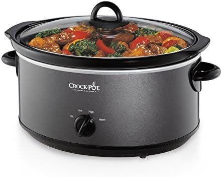 Crock-Pot 7 Quart Slow Cooker – Charcoal - 2LTS
