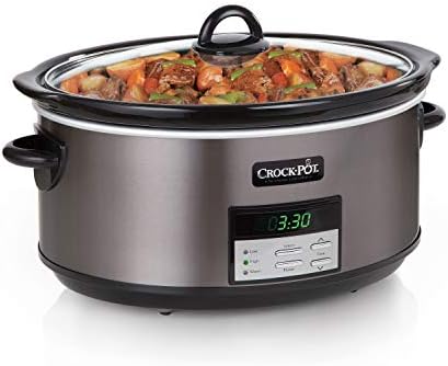 Crock-Pot 8 Quart Programmable Slow Cooker with Auto Warm - F33O