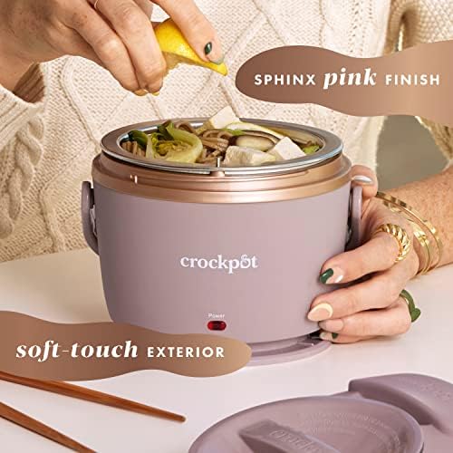 Crock-Pot Electric Lunch Box Food Warmer 20oz – Blush Pink - 7VSM