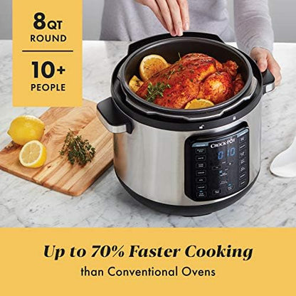 Crock-Pot 8 Quart Express Crock Multi-Use Pressure Cooker - KTFD