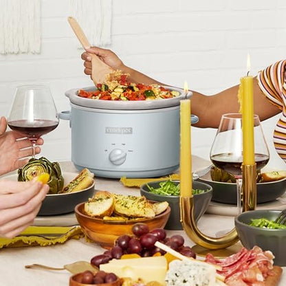 Crock-Pot 4.5 Quart Manual Slow Cooker – Macaroon Blue - 96CN