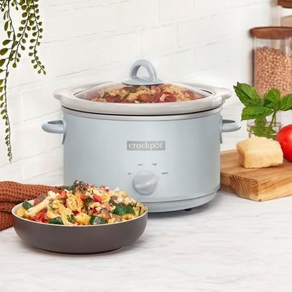 Crock-Pot 4.5 Quart Manual Slow Cooker – Macaroon Blue - 96CN