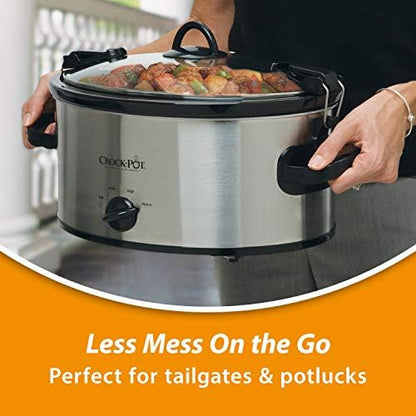 Crock-Pot Cook & Carry 6 Quart Portable Slow Cooker - I9EY
