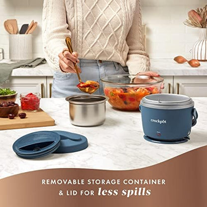 Crock-Pot Electric Lunch Box Food Warmer 20oz – Faded Blue - VRTV