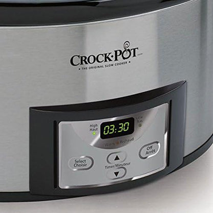 Crock-Pot Cook & Carry 6 Quart Programmable Slow Cooker - QWOX