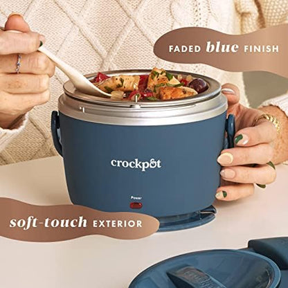 Crock-Pot Electric Lunch Box Food Warmer 20oz – Faded Blue - VRTV