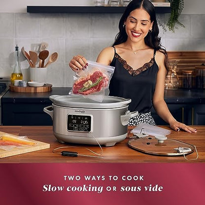 Crock-Pot 7 Quart Programmable Cook & Carry Slow Cooker - V9R3