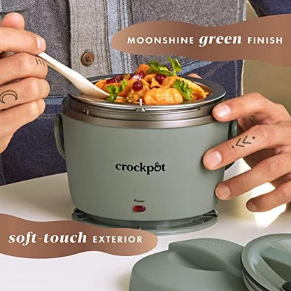 Crock-Pot Portable Electric Lunch Box Food Warmer – Green - AVQK
