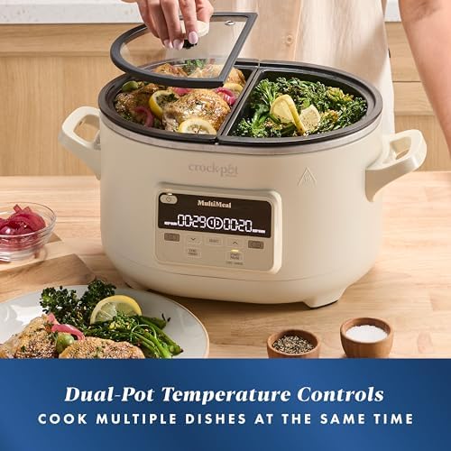 Crock-Pot MultiMeal Multicooker with Programmable Slow Cooker - J2XC