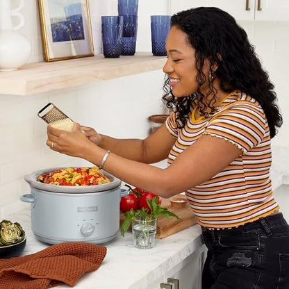 Crock-Pot 4.5 Quart Manual Slow Cooker – Macaroon Blue - 96CN