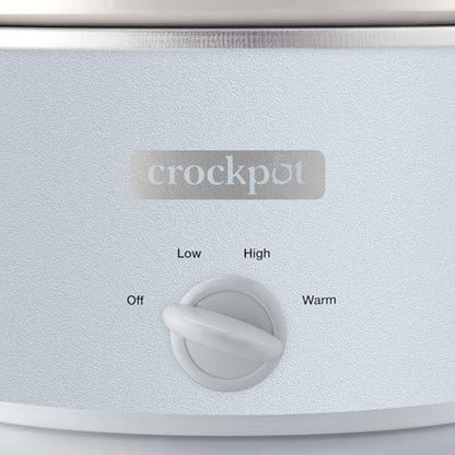 Crock-Pot 4.5 Quart Manual Slow Cooker – Macaroon Blue - 96CN