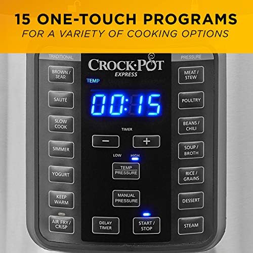 Crock-Pot Express Crisp 8 Quart 10-in-1 Pressure Cooker - F1K6