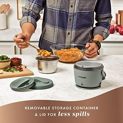 Crock-Pot Portable Electric Lunch Box Food Warmer – Green - AVQK