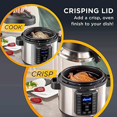 Crock-Pot Express Crisp 8 Quart 10-in-1 Pressure Cooker - F1K6