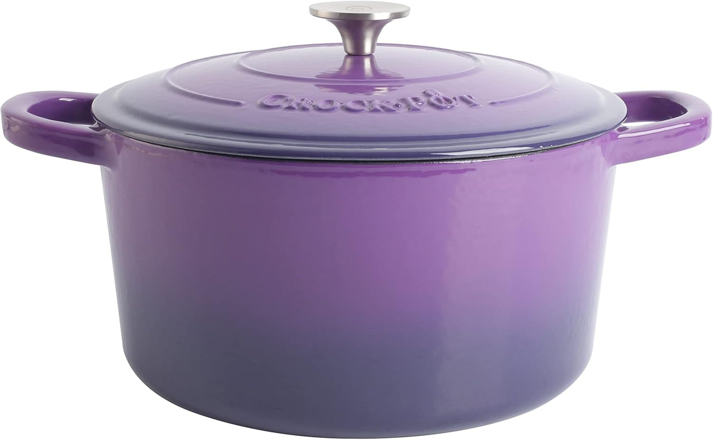 Crock-Pot 3 Quart Enameled Cast Iron Dutch Oven – Aqua - 1MTB