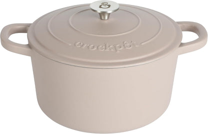 Crock-Pot 3 Quart Enameled Cast Iron Dutch Oven – Aqua - 1MTB