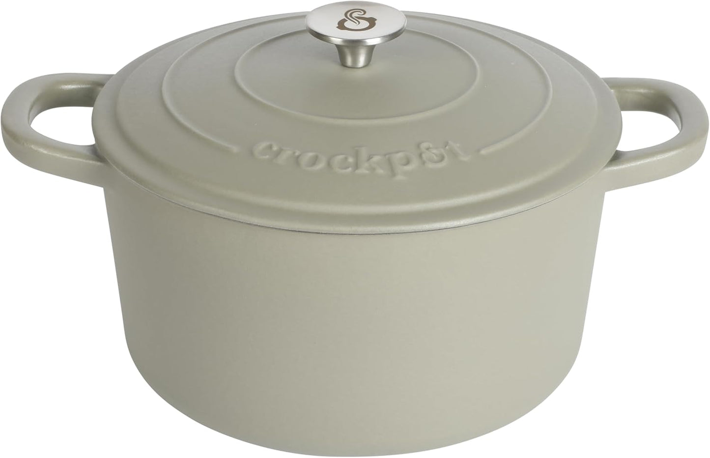 Crock-Pot 3 Quart Enameled Cast Iron Dutch Oven – Aqua - 1MTB