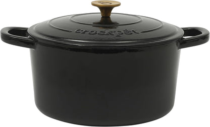 Crock-Pot 3 Quart Enameled Cast Iron Dutch Oven – Aqua - 1MTB