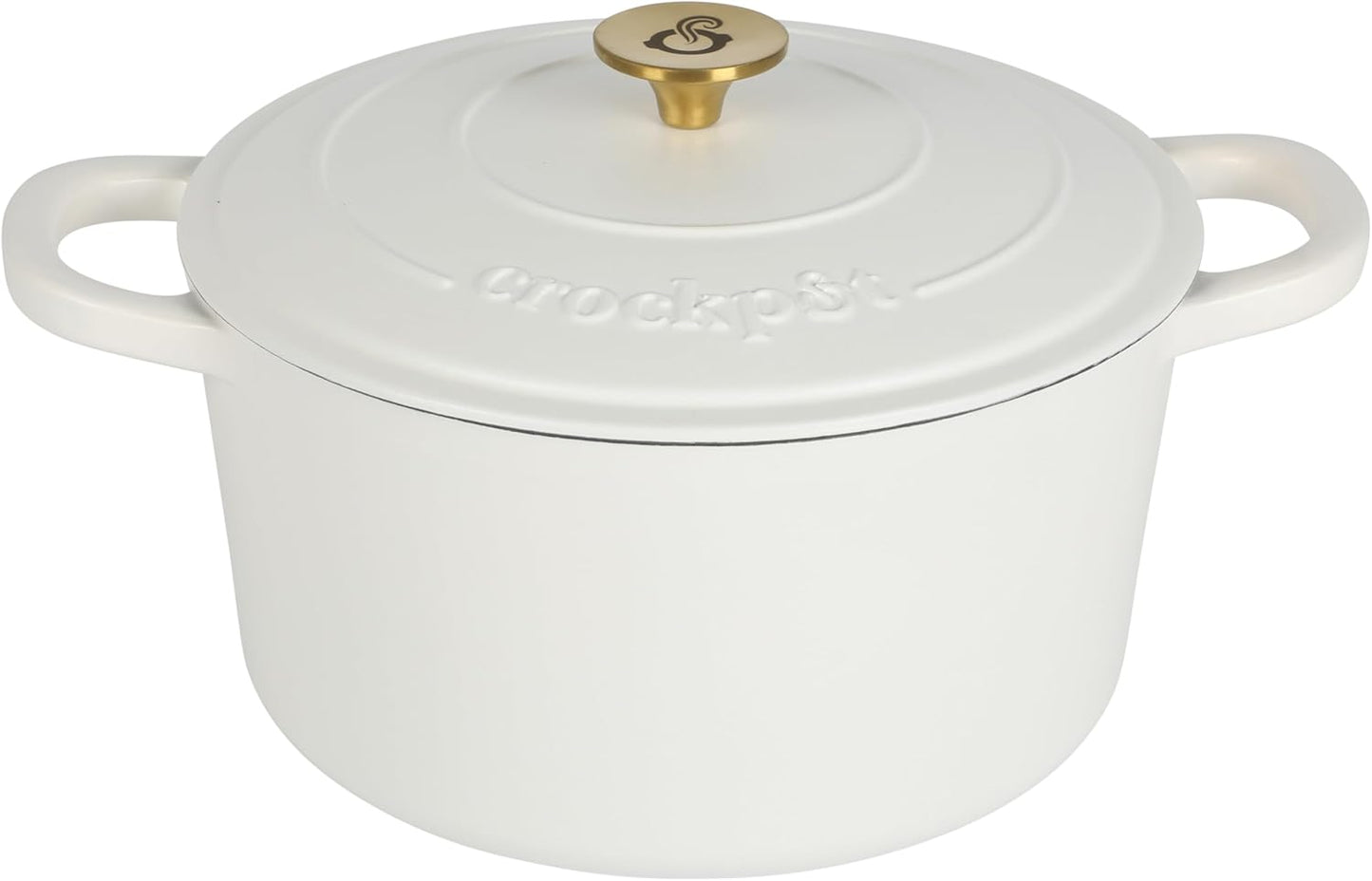 Crock-Pot 3 Quart Enameled Cast Iron Dutch Oven – Aqua - 1MTB
