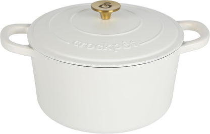 Crock-Pot 3 Quart Enameled Cast Iron Dutch Oven – Aqua - 1MTB