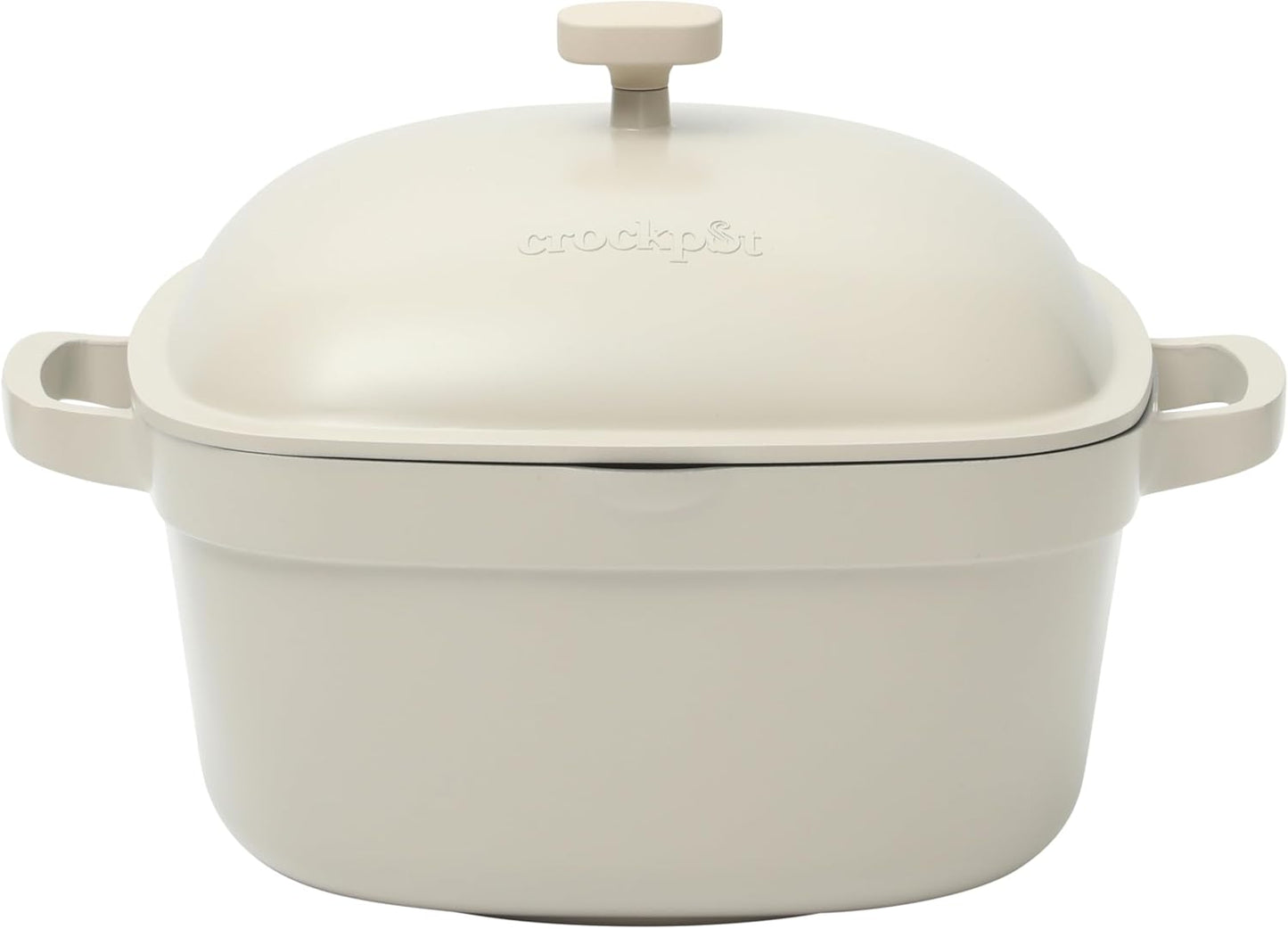 Crock-Pot 3 Quart Enameled Cast Iron Dutch Oven – Aqua - 1MTB