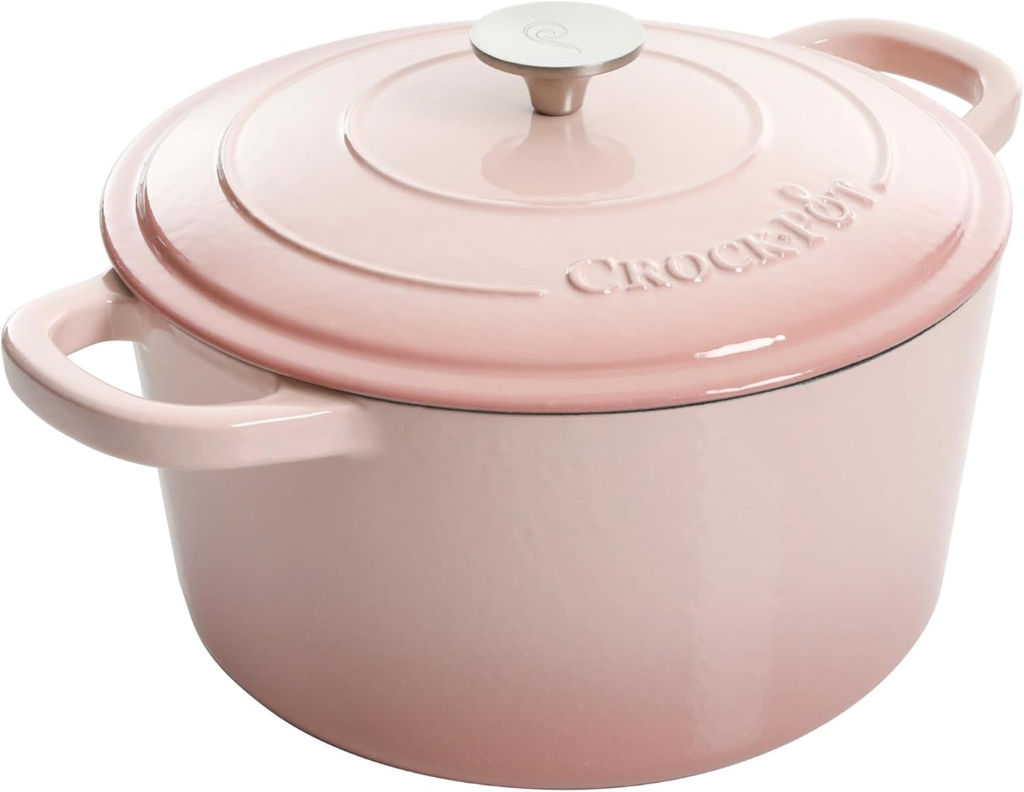 Crock-Pot 3 Quart Enameled Cast Iron Dutch Oven – Aqua - 1MTB