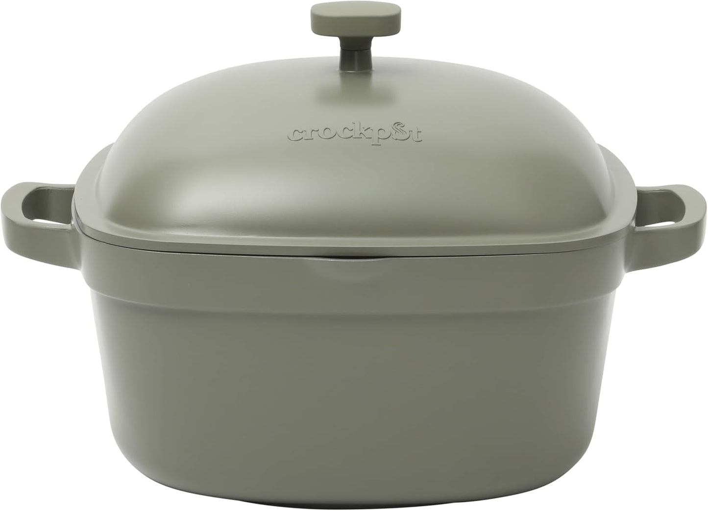 Crock-Pot 3 Quart Enameled Cast Iron Dutch Oven – Aqua - 1MTB