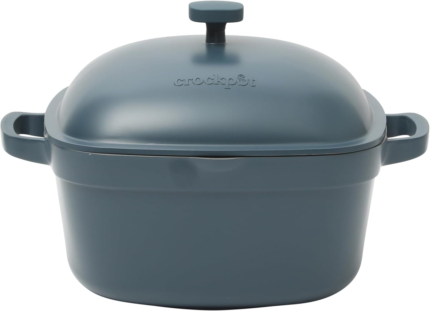 Crock-Pot 3 Quart Enameled Cast Iron Dutch Oven – Aqua - 1MTB